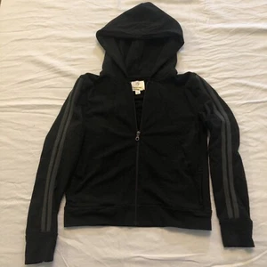 Offline by Aerie Womens Hoodie Pullover Full Zip Workout Running Black XS - Picture 1 of 4