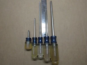 VINTAGE 5 Pc. CRAFTSMAN PHILLIPS SCREWDRIVER SET Made In USA - Picture 1 of 6