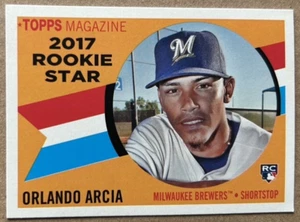 ORLANDO ARCIA 2017 TOPPS ARCHIVES Rookie Star Card #RS-2 NM-MT Condition - Picture 1 of 2