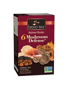 Bravo Tea 6 Mushroom Defense Tea. 20 Tea Bags - Picture 1 of 2