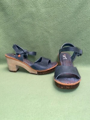 Sandalia Gris Estilo The Art Company Tacones Con Hebilla Correas 36EU 6US Foto 1 de 4