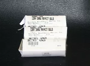 BULBTRONICS MODEL JCD HALOGEN RAYKIT LAMP - LOT OF 3 - Picture 1 of 2