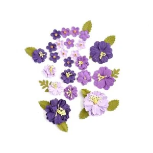 Flores hechas a mano Kaisercraft - púrpura F677 - Imagen 1 de 1