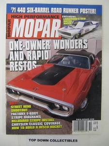Mopar High Performance Magazine Oktober 1997 Street Hemi Shootout - Bild 1 von 1