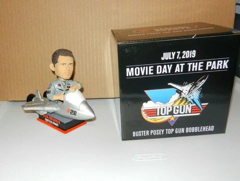 BUSTER POSEY SF GIANTS 2019 TOP GUN BOBBLEHEAD MOVIE AT THE PARK SGA NIB 🎁 Cover