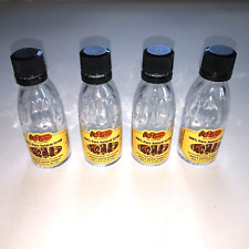 Cracker Barrel Syrup Bottles Empty Lot of 4 1.5 oz. Clean 3/4" Tall Black Lids