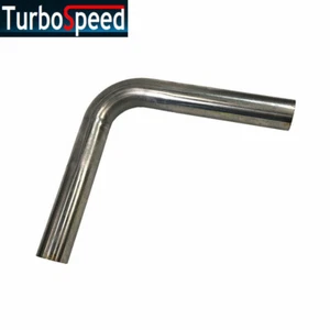 Universal 2" O.D. 90 Degree T201 Stainless Steel Polished Mandrel Bent Piping - Picture 1 of 5