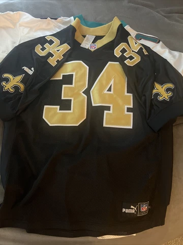 Ricky Williams Saints Puma Authentic Jersey Sz 52 Wilson Proline Starter Era Cover