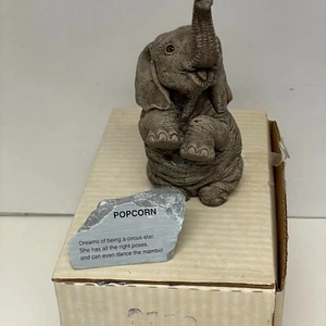 Elephant Collection 1989 Popcorn #3110 The Herd by Martha Marty Carey - Picture 1 of 6