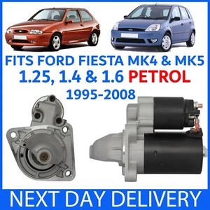 PASST FÜR FORD FIESTA MK4 & MK5 1.25 1.4 1.6 BENZIN 1995-2008 BRANDNEU STARTER MOTOR - Bild 1 von 2