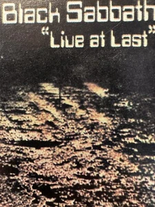 1980 BLACK SABBATH LIVE AT LAST HEAVY METAL CASSETTE TAPE - Picture 1 of 4