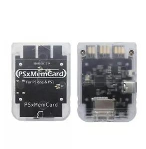PSX MEMORY CARD WITH SD CARD PS1/PSONE 512MB BITFUNX SPEDIZIONE 15 GIORNI - Foto 1 di 3