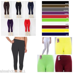 CAPRI LEGGINGS Light weight FOOTLESS ONE SIZE fits approx S,M, L model EX901 - Picture 1 of 10