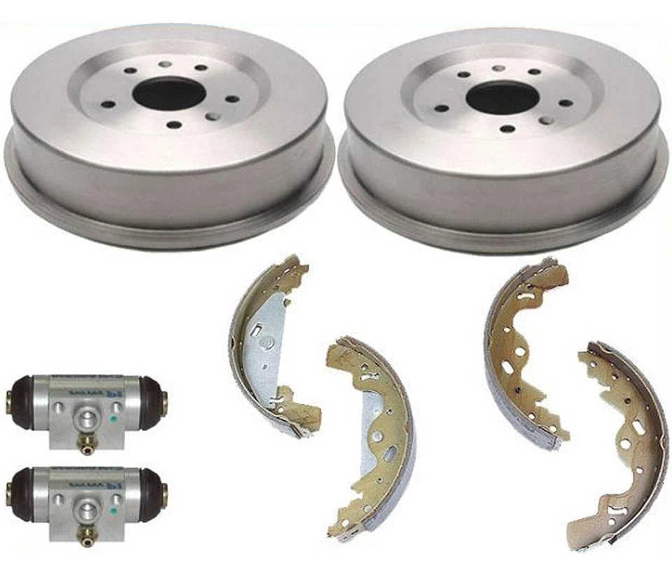 Rear Brake Drum Drums Shoes Wheel Cylinder Kit 2002-2005 Land Rover Freelander - Image 1 of 4
