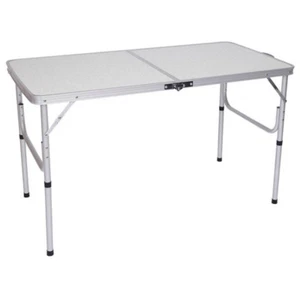 Camping Aluminium Folding Picnic Table 120cm x 60cm (PC1812-2) caravan motorhome - Picture 1 of 2