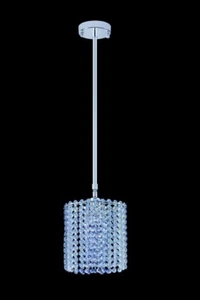 Crystal Chandelier Pendant Blue Kitchen Island Ceiling Light Fixture Oval 5"x7" - Picture 1 of 2
