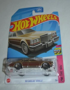 HOT WHEELS 2023 HW: THE 80'S 7/10 - ' 82 CADILLAC SEVILLE GOLD - Bild 1 von 5