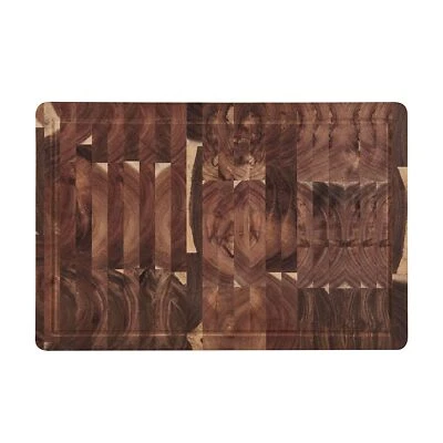 Farberware Thick End Grain Acacia Cutting Board with Juice Groove and Finger ... - Image 1 of 4