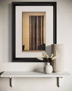 Mies Van Der Rohe Lithograph "Friedrichstrasse Building" w/Frame Included - Picture 1 of 3
