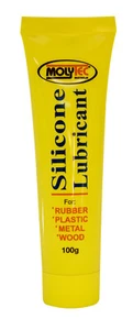 Molytec Silicone Lubricant Protectant For Rubber & Metals 100g Tube - Picture 1 of 2