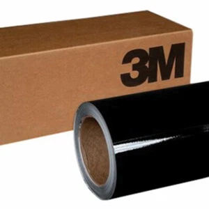 Genuine 3M 2080 Series G12 Gloss Black Vinyl Wrap Vehicle Film Decal Bubble Free - Picture 1 of 4