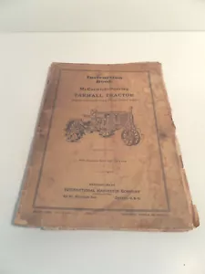 McCormick-Deering Farmall tractor manual 1931? (L-1) - Picture 1 of 2