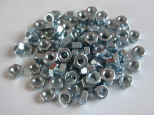 50x Mutter Sechskantmutter M4 verzinkt DIN934 - Imagen 1 de 1