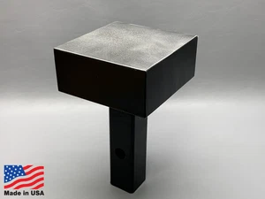 1-1/4" Hardy Stake Hot Cut Anvil Plate 1-3/4" Thick 4" x 4" Blacksmith Anvil - Picture 1 of 6