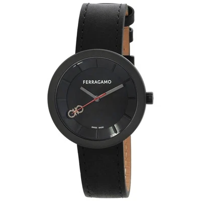 Reloj para dama Ferragamo Curve V2 cuarzo esfera negra SFSH00324 Foto 1 de 3