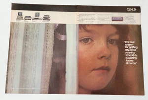 1982 Vintage 2 Page Print Ad Xerox 16/8 Personal Computer Diablo Printer 860 - Picture 1 of 4