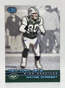 2002 Pacific Heads Up Blue #82 Wayne Chrebet 179/210 Ne York Jets - Picture 1 of 2