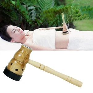 1x Gourd Moxibustion Box Wooden Moxa Stick Burner Holder Moxa Burner Tools - Picture 1 of 9