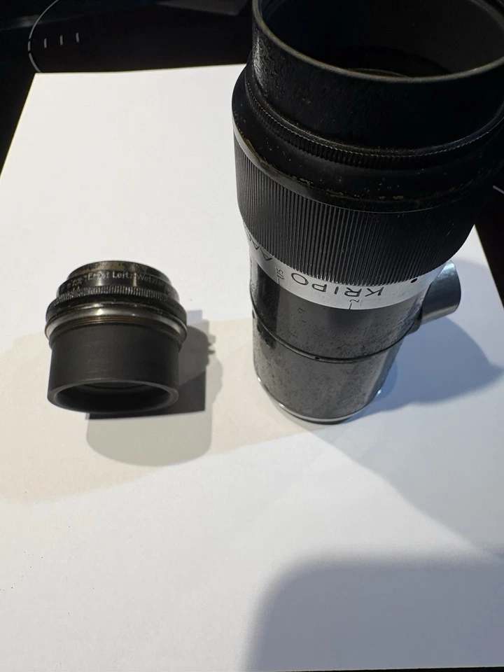 Ernst Leitz Wetzlar KRIPO Aachen Vintage  Lens Rare German Police Forensic Leica - Image 1 of 4