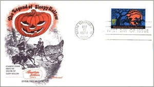 1974 Sleepy Hollow Sc 1548 FDC Fleetwood Headless Horseman Ghost Folklore (K - Bild 1 von 1
