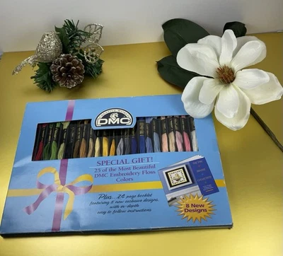 DMC Special Gift Pack - 25 Most Beautiful DMC Floss Colors + 24 Page Booklet - Image 1 of 2