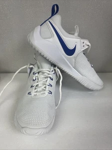 Damen Nike Air Zoom Hyperace 2 Weiß/Royalblau Volleyball Größe 11✅DES LESEN ✅ - Bild 1 von 13