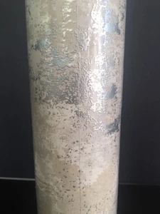 York Pennsylvania Nebula White & Silver NW3572 Double Roll 56.9 sq ft - Picture 1 of 7