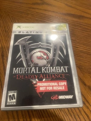 Mortal Kombat Deadly Alliance Microsoft Xbox Rare NFR Promotional Complete CIB  - Image 1 of 2