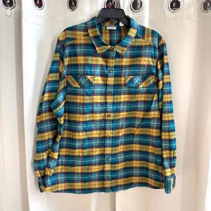 LL Bean Damen Flanell Hemd Oberteil 3X kariert Western Knopfleiste Cowgirl Grunge 18908 - Bild 1 von 9