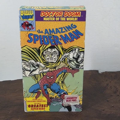 Amazing Spider-Man Dr. Doom Master of the World The Incredible Hulk VHS, 1991 - Image 1 of 4