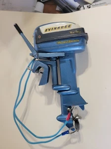 Vintage Miniatur Evinrude Außenborder Made in Japan von Evinrude LÄUFT - Bild 1 von 15