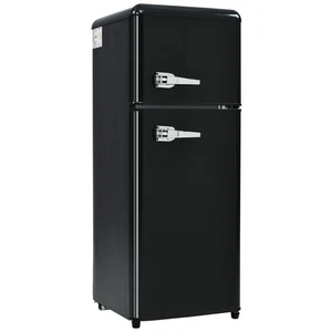 Retro-Kühlschrank. Kühl-Gefrier-Kombination, 105.5 cm hoch,41 cm breit,zweitürig - Bild 1 von 21