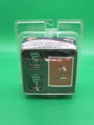 Dale Earnhardt Jr Nascar Shot Glass Y Juego de Cartas de Juego Set de Regalo en Lata Coleccionable Foto 1 de 4