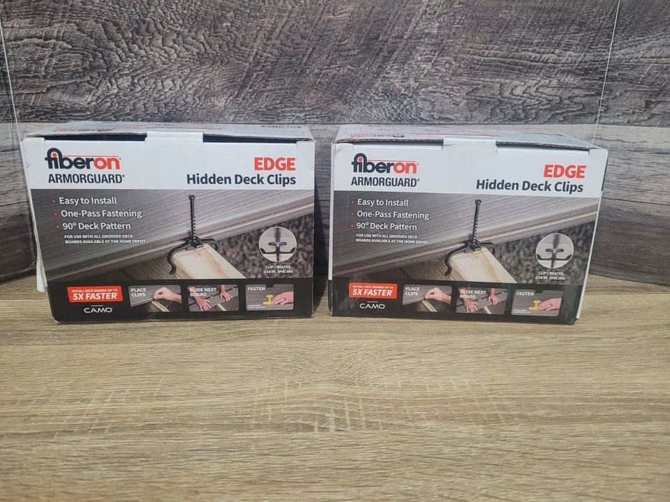 Fiberon ArmorGuard EDGE Hidden Deck Clip - 90-Count
