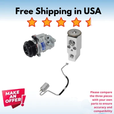 Kit Compressor A/C Fit Ford Taurus 2011-2012, Lincoln MKS 2011-2012, MKT 2011-12 - Image 1 of 4