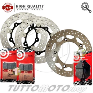 DISCHI + PASTIGLIE FRENO BREMBO YAMAHA T-MAX 530 2012-2019 / KIT ANT. + POST. - Foto 1 di 5