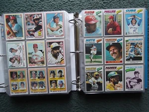 TOPPS BASEBALL SET QUASI COMPLETO LOTTI-1977 (630/660) & 1978 (694/726) con STELLE, RC - Foto 1 di 22