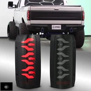 Fit 1987-1996 Ford F150 F250 F350/Bronco LUXX-Series LED Tail Lights Black - Picture 1 of 9