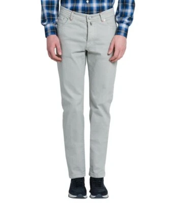 $1,795 Pantalones Kiton Platino Elastizados 5 Bolsillos Algodón Talla 40 Nuevos con Etiquetas Foto 1 de 4