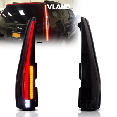 LED Smoked Tail Lights For 2007-2014 GMC Yukon Chevrolet Chevy Tahoe/Suburban - Image 1 of 4